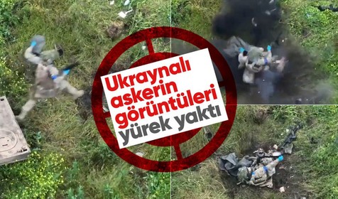 Mayına basan Ukraynalı askerin bacağı koptu! Yürekleri yakan görüntüde askerin kendine ilk yardım uygulaması takdir edildi