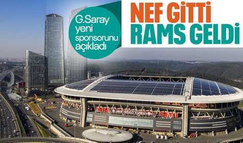 Galatasaray'ın yeni stat sponsoru Rams Global oldu