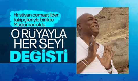 Hristiyan cemaat lideri Abraham Richmond takipçileriyle birlikte Müslüman oldu!