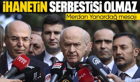 MHP Genel Başkanı Devlet Bahçeli Alparslan Türkeş'in kabrini ziyaret etti! Merdan Yanardağ cevabı: İhanetin serbestisi olmaz