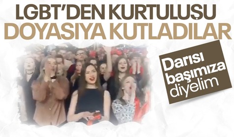 Rusya'da LGBT'nin yasaklanması şarkılar ve danslarla kutlandı