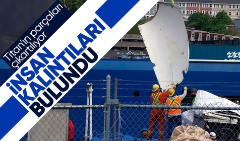 Beş kişiye mezar olan Titan denizaltının enkazı karaya çıkarıldı