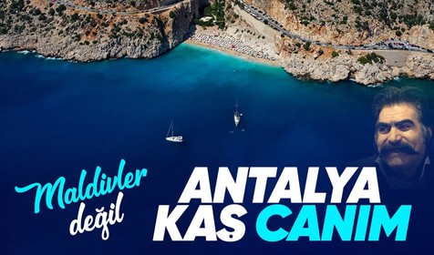 Antalya'nın turist akınına uğrayan Kaş ilçesinden enfes görüntüler! İşte dünyaca ünlü Kaputaj plajı