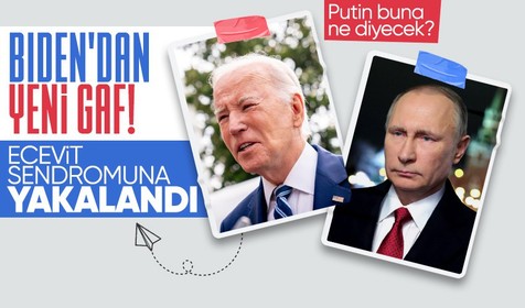 Biden gaflarına yenisini ekledi: Putin Irak'taki savaşı kaybediyor