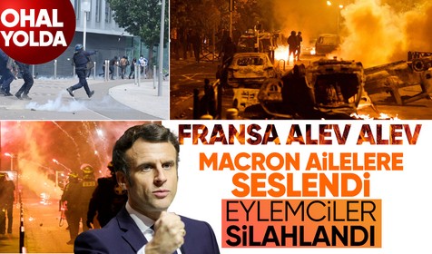 Fransa alev alev yanıyor! Herkes sokakta önüne geleni ateşe verdi! Eylemler Belçika'ya sıçradı: Yüzlerce gözaltı var