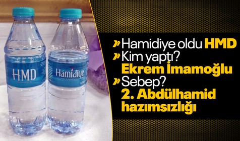 İBB adını Sultan Abdülhamid'den alan 125 yıllık su markasının adını değiştirdi! Sosyal medyada tepki yağdı!