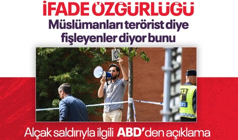 İsveç'te Kur'an-ı Kerim'in yakılmasıyla ilgili ABD'den açıklama! Hem kınadı hem de ifade özgürlüğü olarak nitelendirdi