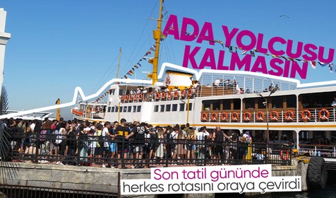Kadıköy ve Kabataş iskelelerinde Adalar yoğunluğu