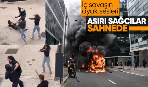 Yangın yerine dönen Fransa'da aşırı sağcılar da sahnede: Protestocuları linç etmeye başladılar