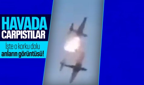 Gökyüzünde korku dolu anlar! Kolombiya’da eğitim uçuşunda iki askeri uçak çarpıştı: 1 ölü