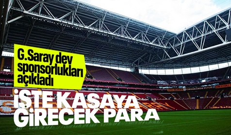 Galatasaray'da stat isim ve forma sponsorlukları için anlaşma tamam! Kasaya girecek rakamı KAP'a bildirdi