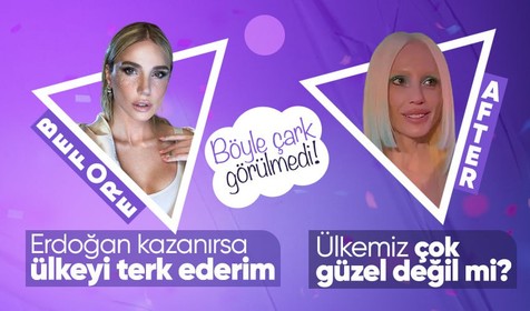 Böyle çark görülmedi! "Erdoğan kazanırsa ülkeyi terk ederim" diyen Gülşen: Ülkemiz çok güzel değil mi?
