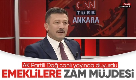AK Parti Genel Başkan Yardımcısı Hamza Dağ'dan emeklilere zam müjdesi! Canlı yayında duyurdu