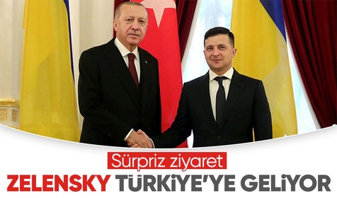 Son dakika... Volodimir Zelensky yarın Türkiye'ye geliyor