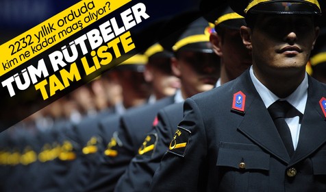 TSK'ya bağlı tüm rütbelerin maaşları güncellendi! İşte Kara Kuvvetleri Komutanı'ndan çavuşa kadar yeni maaşlar