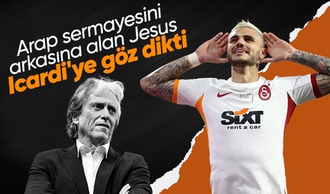 Fenerbahçe'den ayrılan Jorge Jesus Galatasaray'ın istediği Icardi'ye talip oldu! Al-Hilal devreye girdi