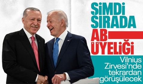 Cumhurbaşkanı Erdoğan, Biden ile görüştü