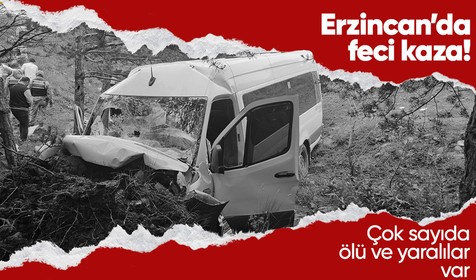 Minibüs şarampole devrildi! Çok sayıda ölü ve yaralılar var