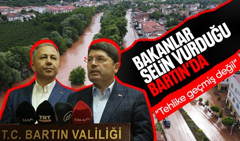 Bakanlar selin vurduğu Bartın'da önemli uyarılarda bulundu