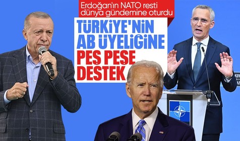 Erdoğan'ın restini gören Stoltenberg: Türkiye'nin AB'ye katılma isteğini destekliyorum