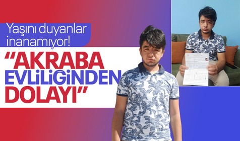 Kahramanmaraş'ta yaşayan Enes'in yaşını duyanlar inanamıyor! 40 yaşında gibi ama...