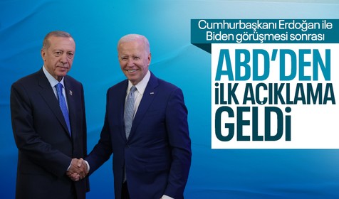 Beyaz Saray'dan Cumhurbaşkanı Erdoğan-Biden görüşmesi sonrası açıklama!