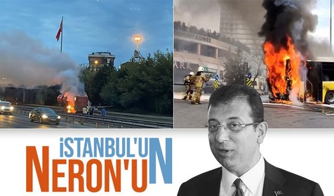 İstanbul'da İETT otobüslerinden sonra İstaç kamyonları da yanmaya başladı!