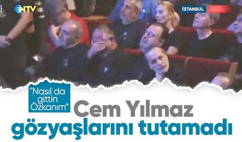 Özkan Uğur'a veda töreninde Cem Yılmaz hüngür hüngür ağladı