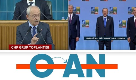 Son dakika... Kemal Kılıçdaroğlu, partisinin grup toplantısında konuşurken Cumhurbaşkanı Erdoğan NATO Zirvesi'nde!