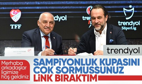 Süper Lig'in yeni adı belli oldu! Spor Toto gitti trendyol geldi