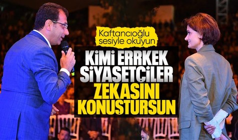 İmamoğlu'nun 'erkek olsaydı' çıkışına Kaftancıoğlu'ndan sert tepki: Zekanızı konuşturmayı deneyin