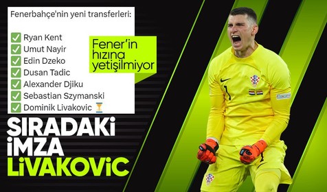 F.Bahçe gaza bastı! Önce Tadic sonra Livakovic