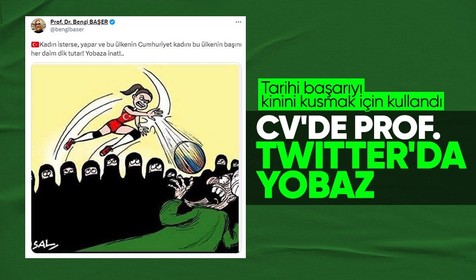 CHP'li Profesör Bengi Başer, Filenin Sultanları'nı skandal bir görselle kutladı