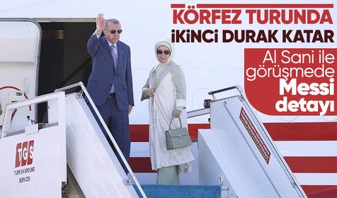 Cumhurbaşkanı Erdoğan'ın Körfez turu devam ediyor: 2. durak Katar