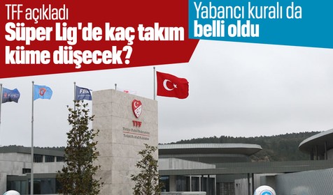 Son Dakika... Süper Lig'de küme düşecek takım sayısı belli oldu