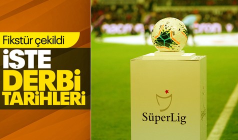 Trendyol Süper Lig'de 2023-2024 sezonu fikstürü çekildi! İşte derbi tarihleri