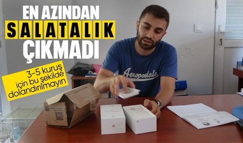 Antalya'da 37 bin liralık telefon sipariş etti, sadece şarj aleti çıktı