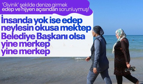 Müslümanların giyinik yüzmesinden rahatsız olan İtalyan Başkan: Kabul edilemez