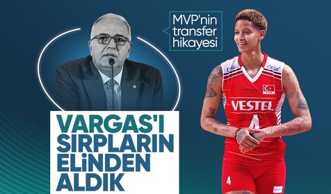 TVF Başkanı Mehmet Akif Üstündağ MVP Melissa Vargas'ın transferini anlattı! "Sırpların elinden aldık"