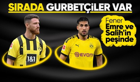 Fenerbahçe Dortmund'un yıldızları Emre Can ve Salih Özcan'ı istiyor