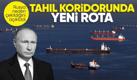 Son Dakika: Tahıl Koridoru Anlaşması'nda yeni gelişme! Rusya, yeni rota üzerinde çalışıyor