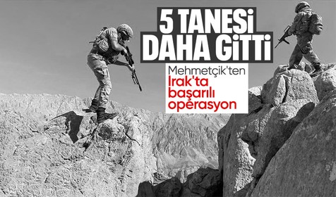 Son Dakika... 5 PKK'lı etkisiz hale getirildi