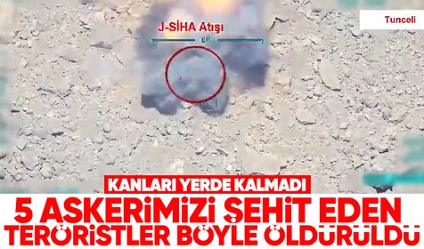 Bakan Yerlikaya duyurdu! 5 şehidimizin kanı yerde kalmadı!