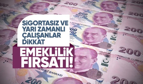 Sigortalı çalışmayanlar emekli olabilecek! İsteğe bağlı sigortayla emeklilik fırsatı