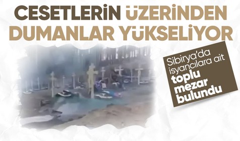 Sibirya'da Wagner Grubu'nun toplu mezarları bulundu! Cesetlerin üzerinden dumanlar yükseliyor