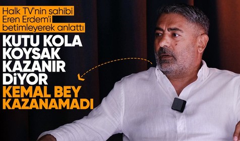 Halk TV'nin sahibi Cafer Mahiroğlu Eren Erdem'i Yaşar Kemal kitapları gibi betimleyerek anlattı! Çocukluk evresini geçirememiş, ergen düşüncesine sahip birisi