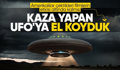 Hollywood filmi gibi hikaye! Amerikalılar uzaylıların kaza yapan aracına el koymuş