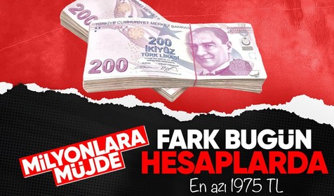 Emeklilere müjde! Emekli zammı farklı hesaba bugün yatıyor! En düşüğü 1975 TL