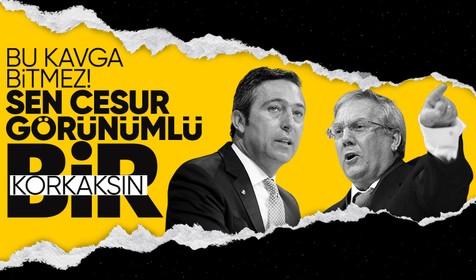 Ali Koç'tan Aziz Yıldırım'a korkak göndermesi! "En cesur görünümlü ama hiç de cesur olmayan lidersiniz..."