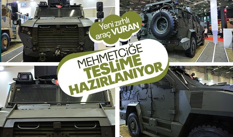 Yerli motorlu ilk zırhlı araç olan VURAN teslimata hazırlanıyor